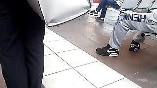 Desi shows in bus station