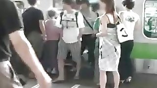 sexy japanese getting naked in public